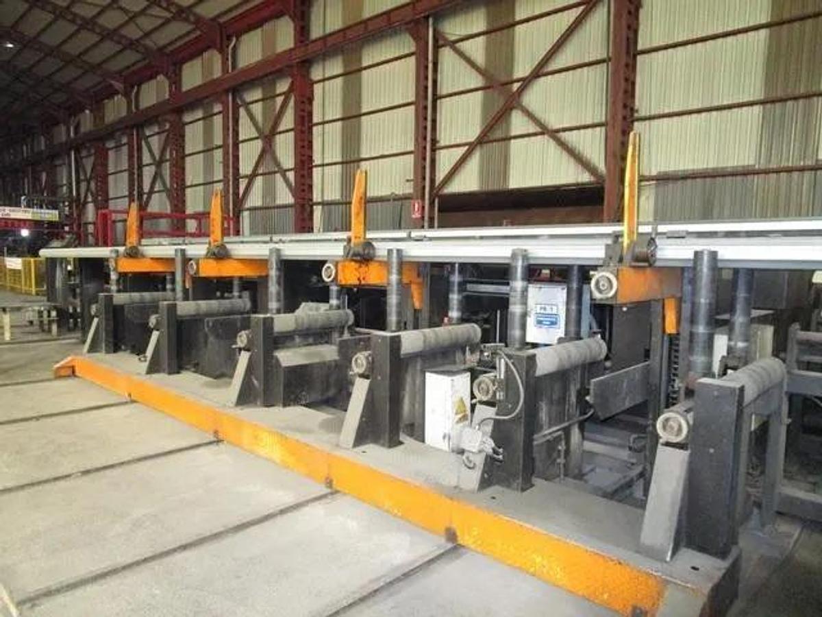 Used 100 mm x 100mm VAI / SEUTHE Direct Forming Tube Welding Line