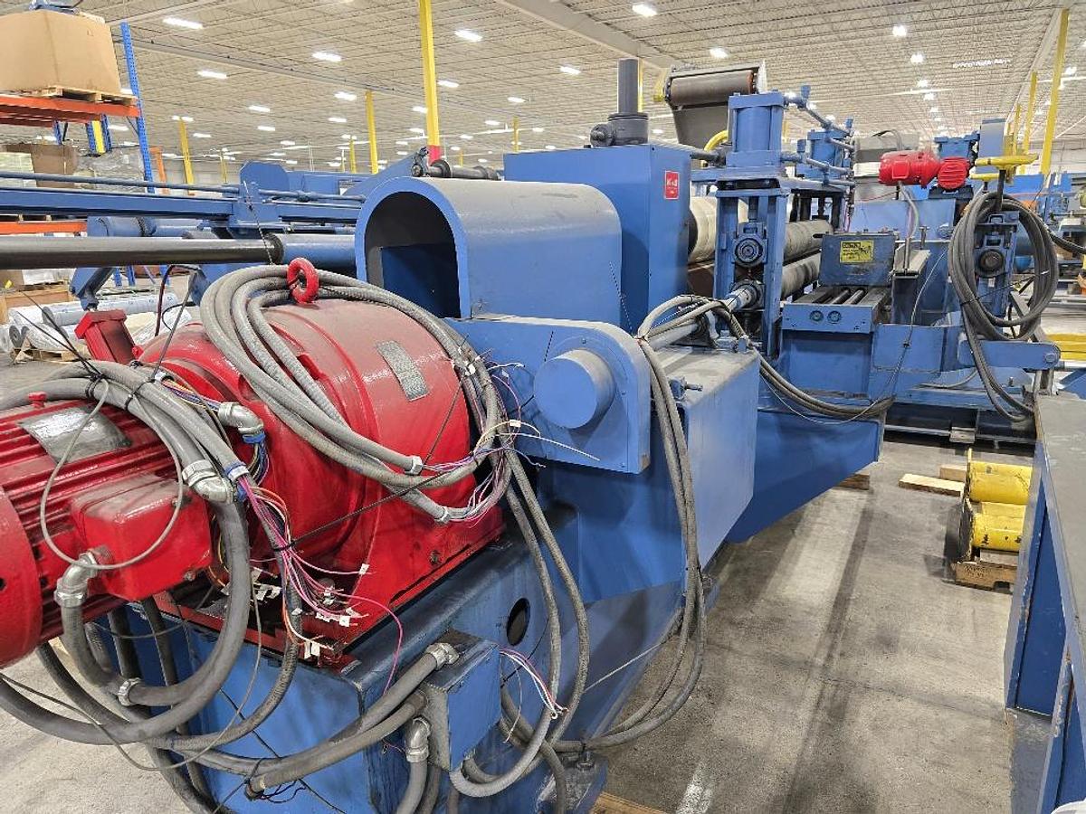 Used 30” x .125” x 10,000# Rex Slitting Line
