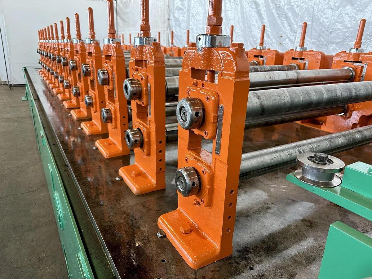 Used 14 Stand x 3” Arbor x 48” Yoder Rollformer