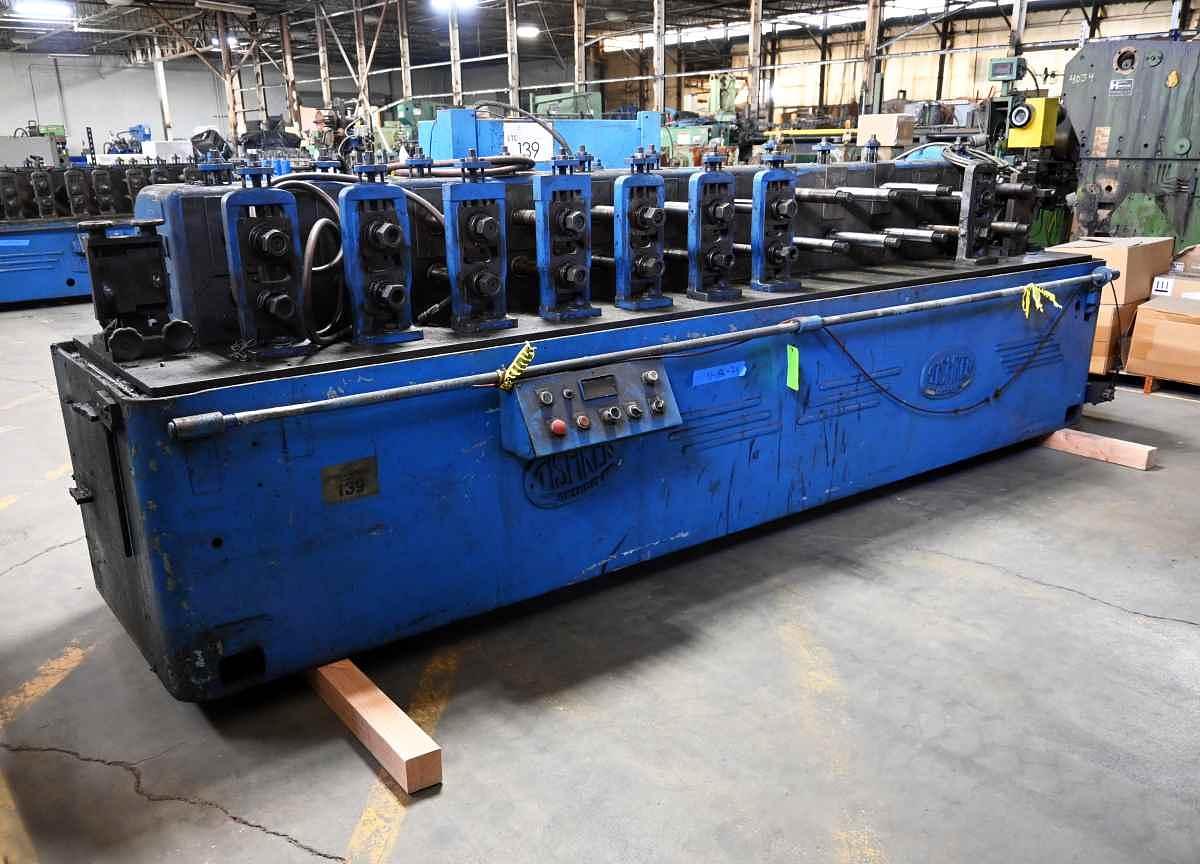 Used 12 Stand x 2” x 8” Tishken #12-MW-2 Rollformer