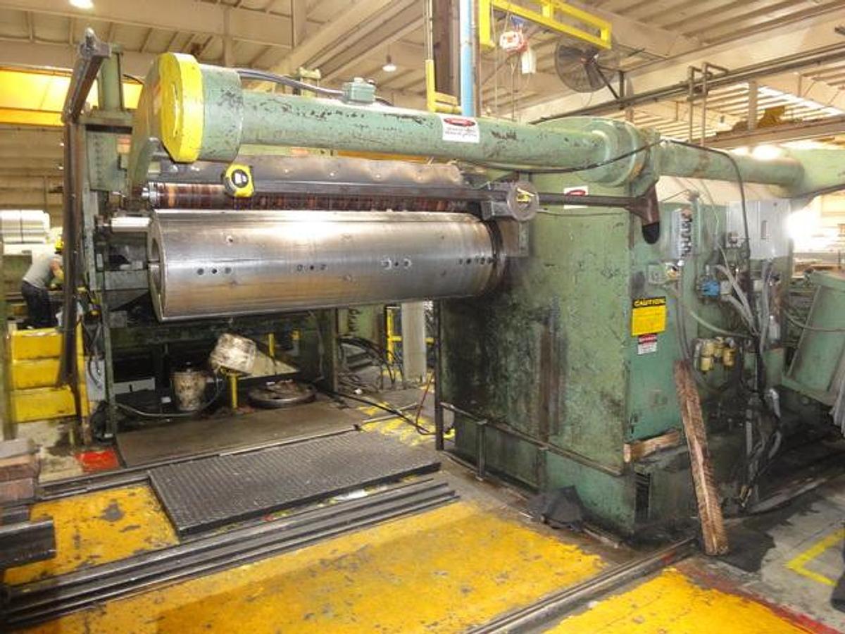 Used 60” x .125" x 40,000 Lbs. UMI Slitting Line