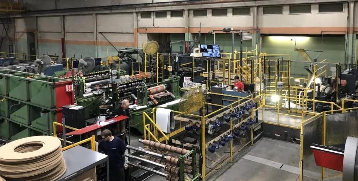 Used 50” x .050” x 50,000# Pro-Eco Silicon Steel Double Loop Injector Head Precision Slitting Line