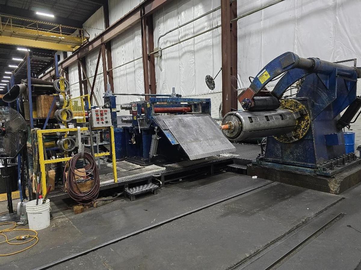 Used 60” X 50,000 Lb Braner Slitting Line