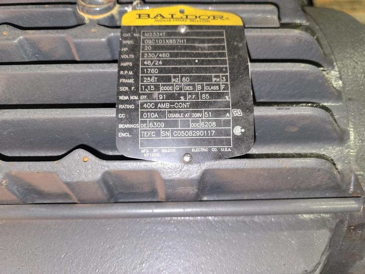 Used 63" wide x 10 gauge Wysong Shear w 20 hp motor