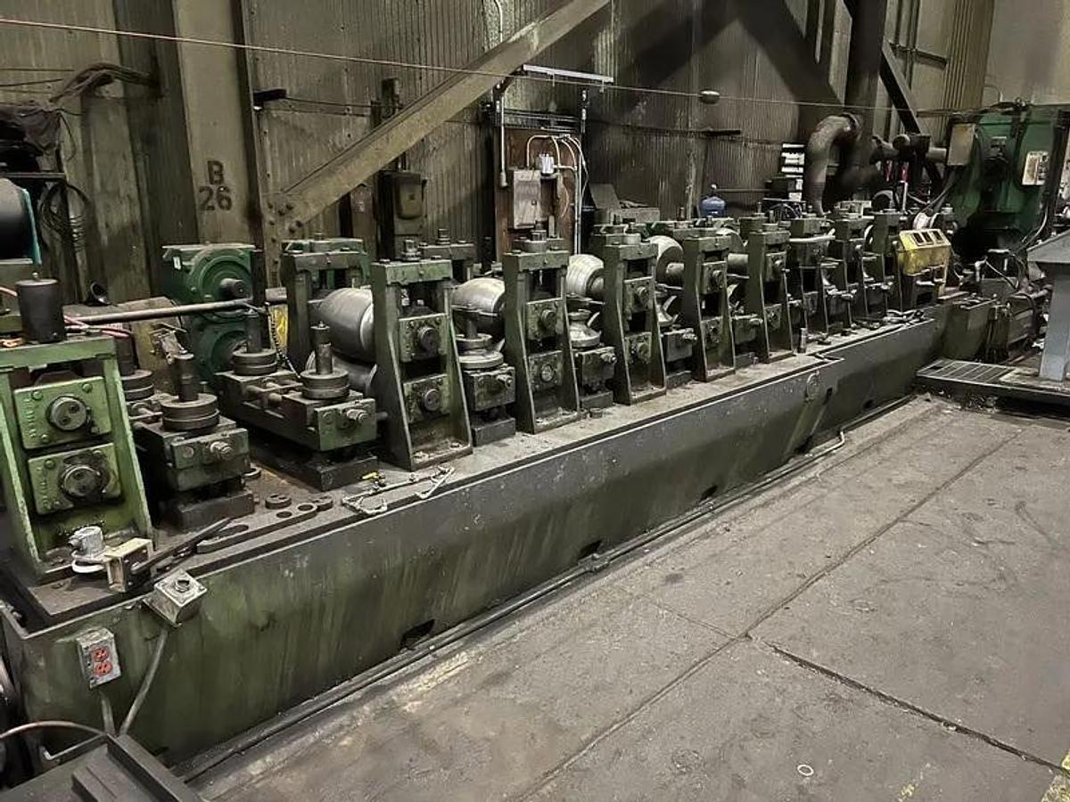 Used 5” x .300” Turek & Heller Stainless Tube Mill Line
