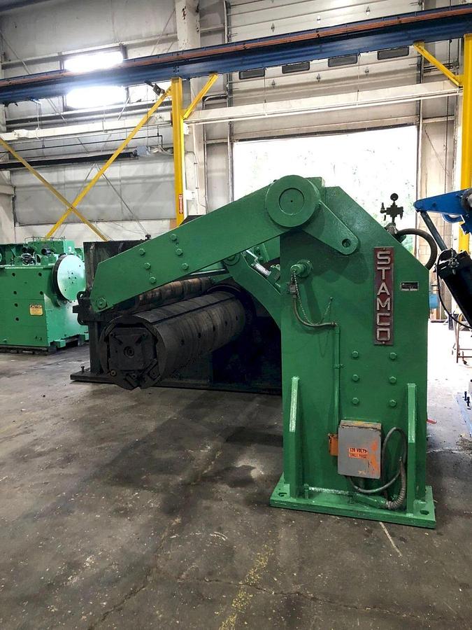 Used 72" (1800mm) x .500" (12.7mm) x 60,000# Stamco Slitting Line with 2 Heads (Used)