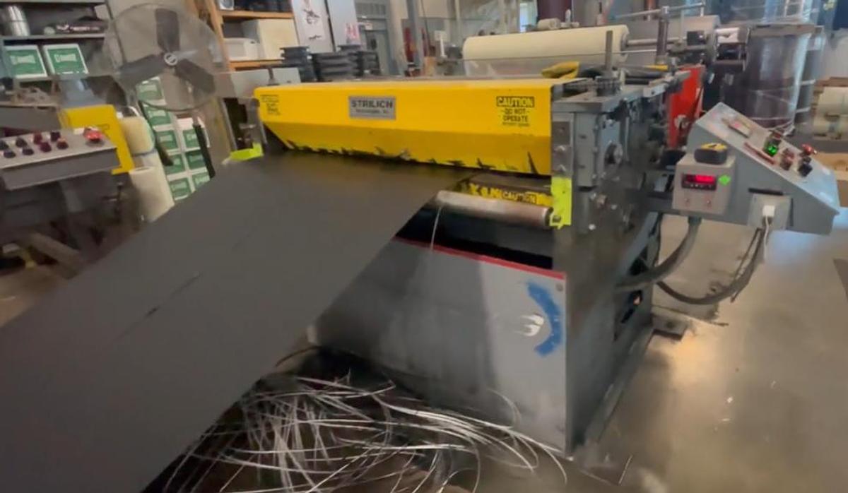 Used 48” x .012” - .048" x 20,000 Lbs. Strilich Slitting / Cut-To-Length Line