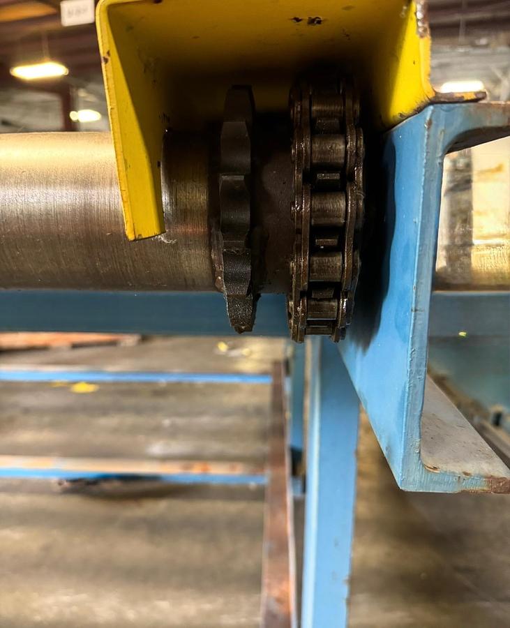 Used 84" W x 120" L Driven Conveyor, 10' Section