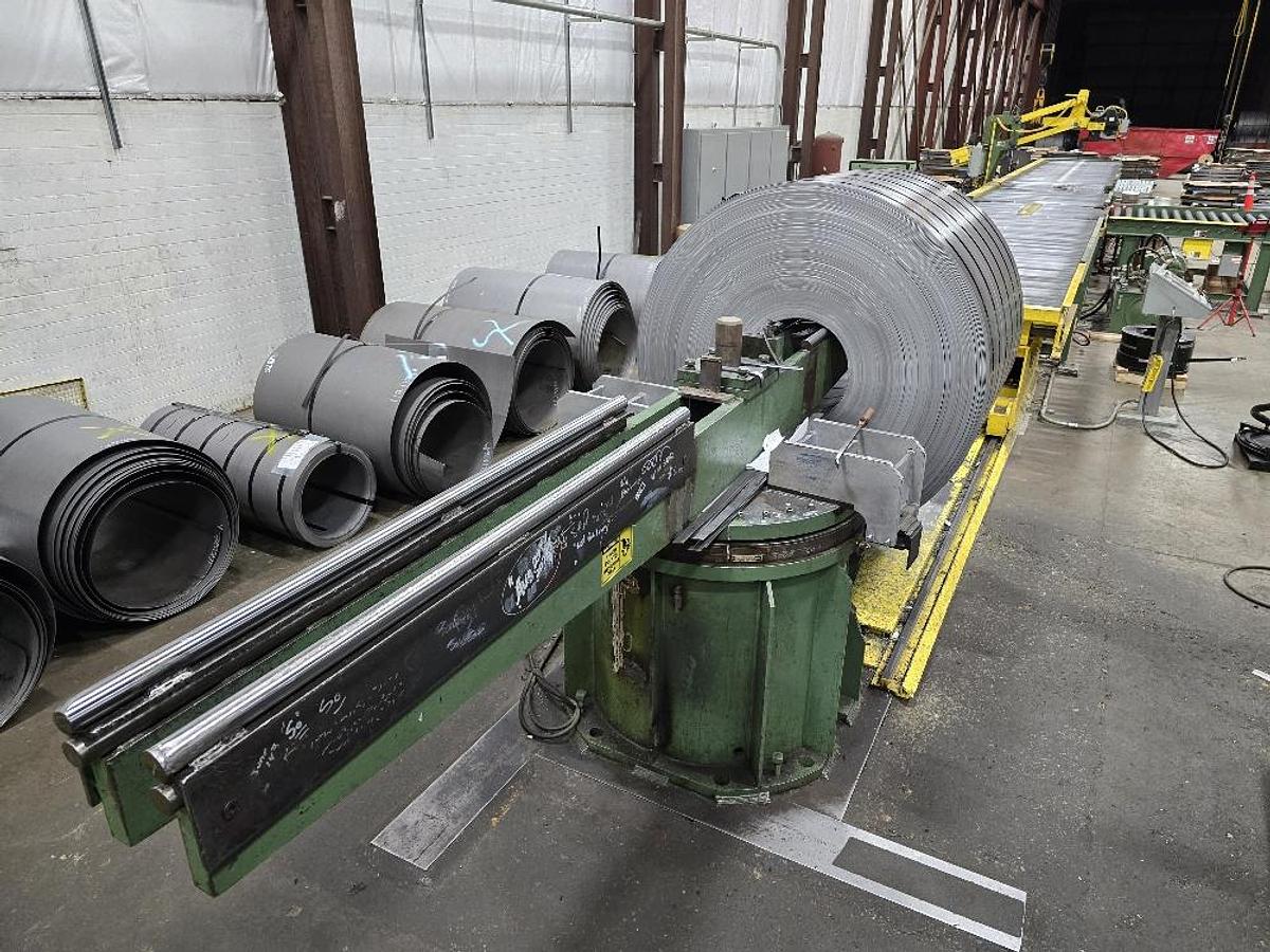 Used 60” X 50,000 Lb Loopco Slitting Line
