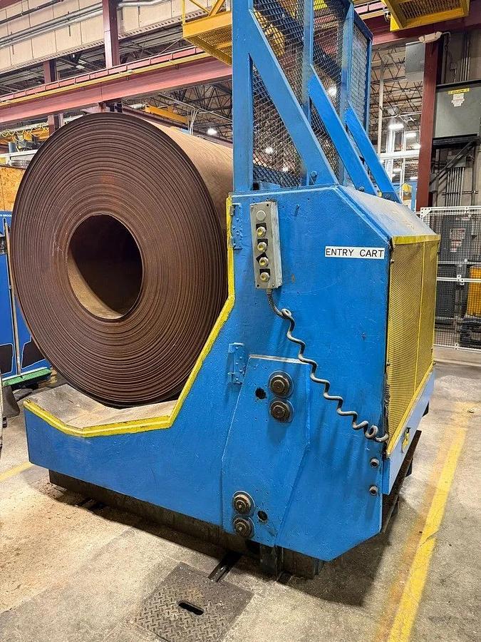 Used 54” x 0.187” x 40,000# Loopco Slitting Line