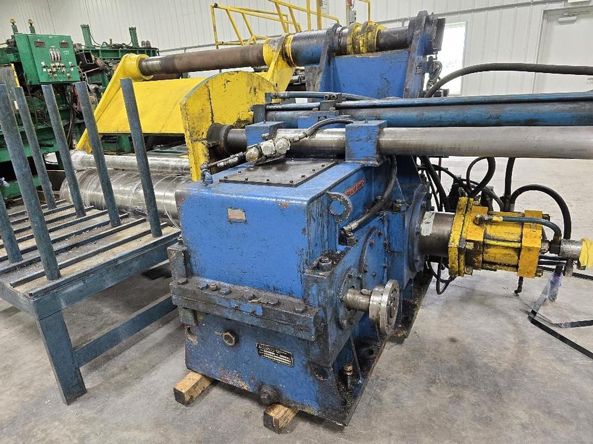 Used 60” x 0.250” x 50,000 lb Pro-Eco Slitting Line