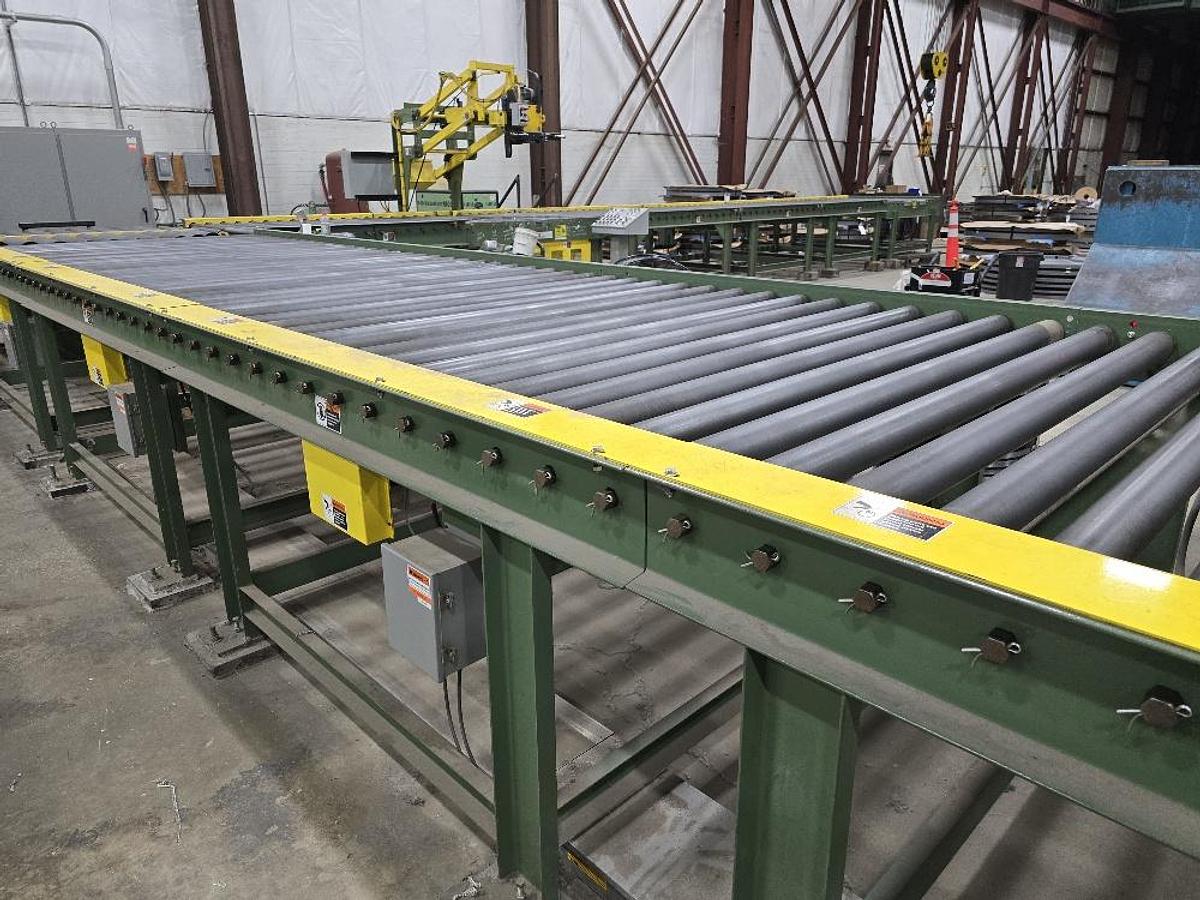 Used 72" x 12,000 Lb. Pomacon Banding Line
