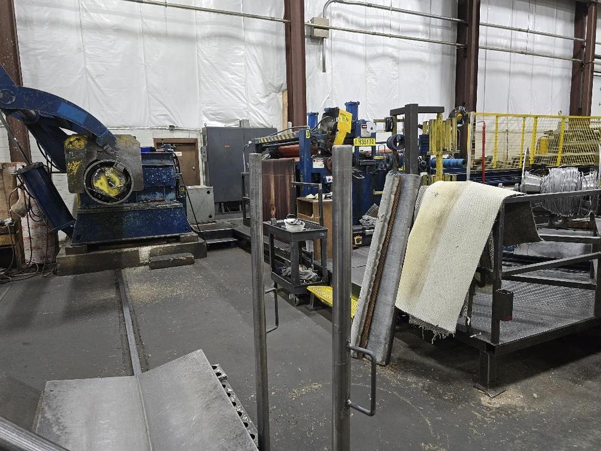 Used 60” X 50,000 Lb Braner Slitting Line