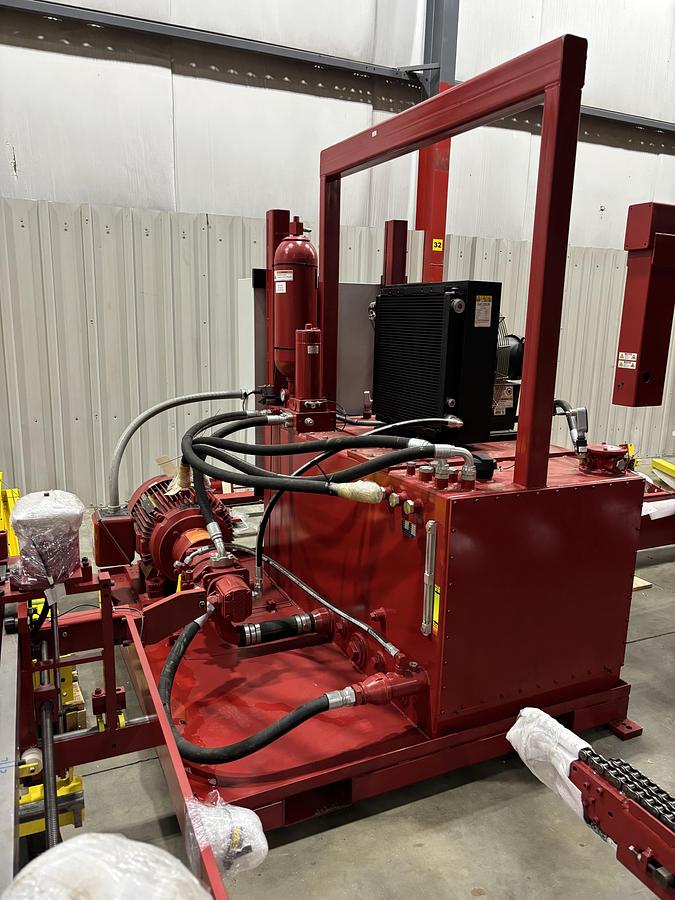 Used 63” X 0.079” Red Bud Cut-to-Length Line