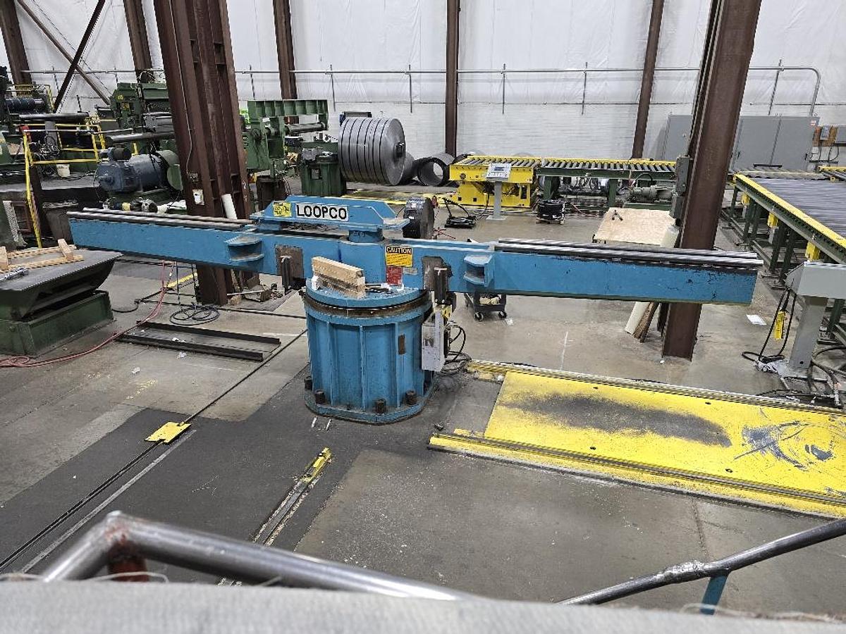 Used 72” X 50,000 Lb Loopco Slitting Line