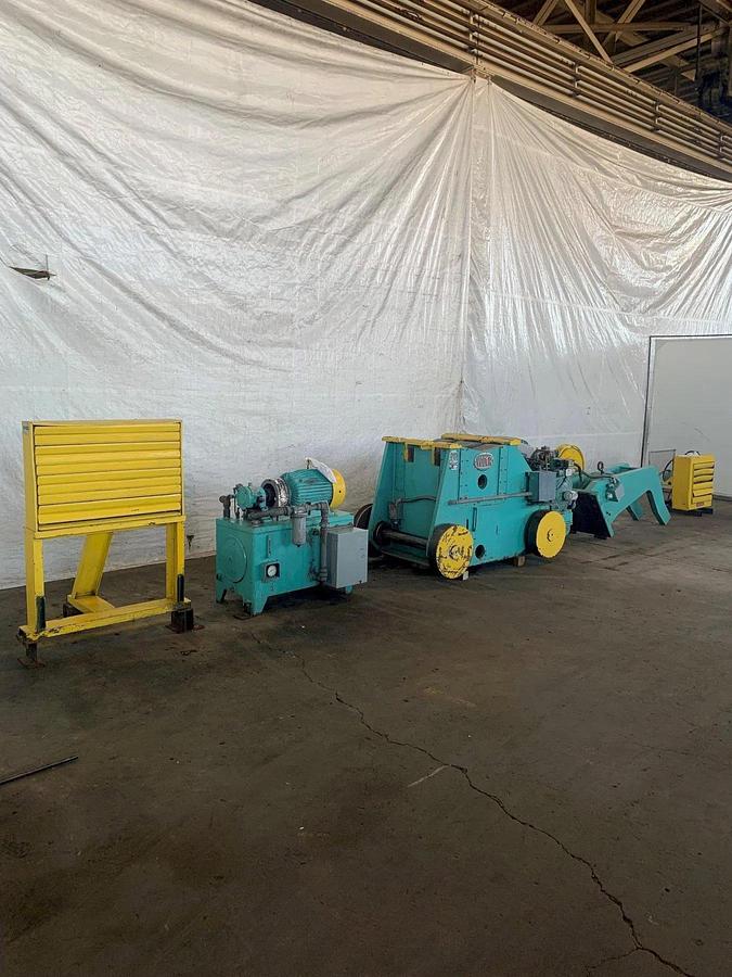 Used 84" x 80,000 Lbs. Yoder Recoiler