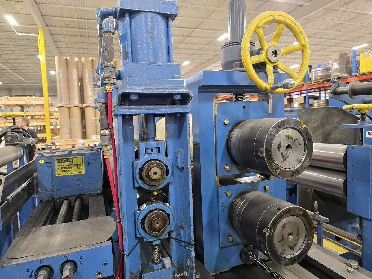 Used 30” x .125” x 10,000# Rex Slitting Line
