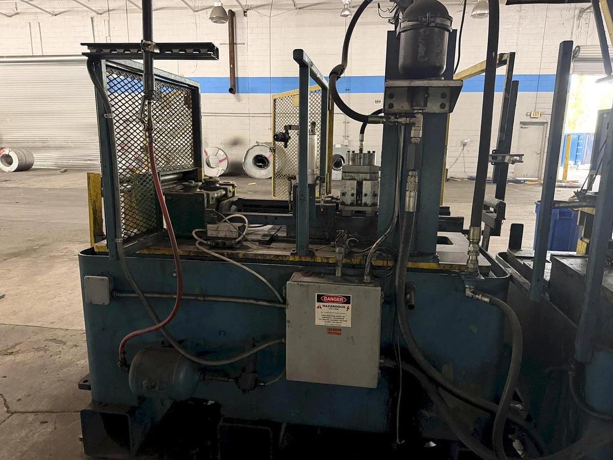 Used 12 Stand x 2" Arbor x 12" Roll Space Bradbury Stud Mill / Roll Forming Line