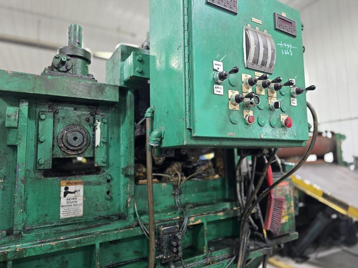 Used 60” x 0.250” x 50,000 lb Pro-Eco Slitting Line