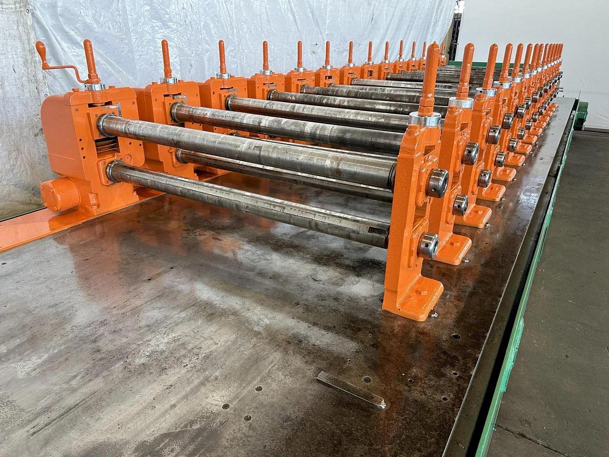 Used 14 Stand x 3” Arbor x 48” Yoder Rollformer