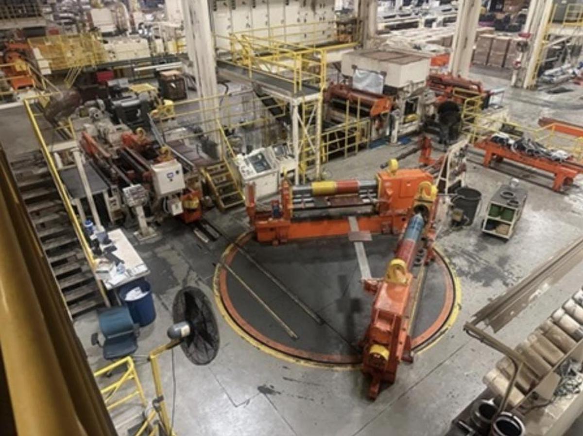 Used 72” x .135” x 65,000 lb Stamco Single Loop Slitting Line