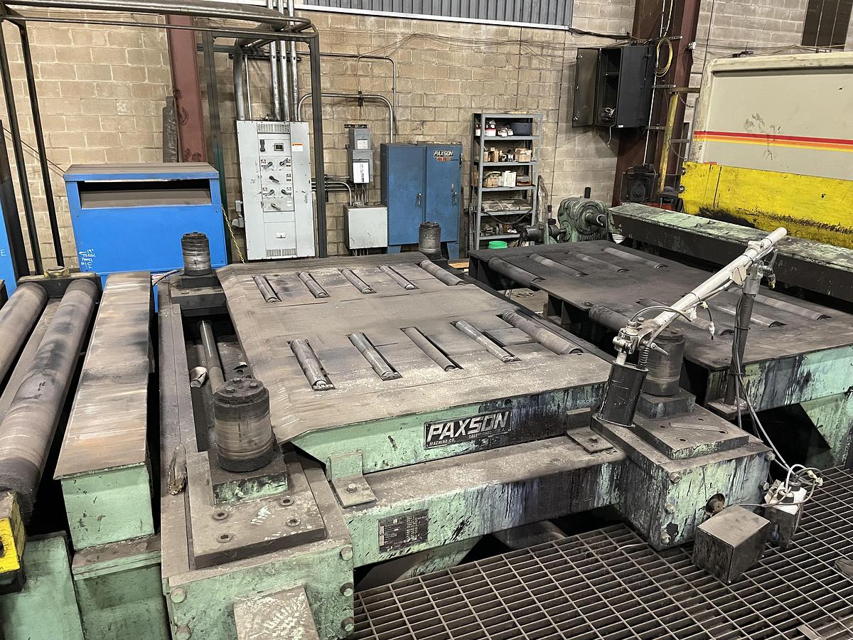 Used 72" x 1/2" x 44,000lb Bradbury/Paxson Cut-To-Length Line