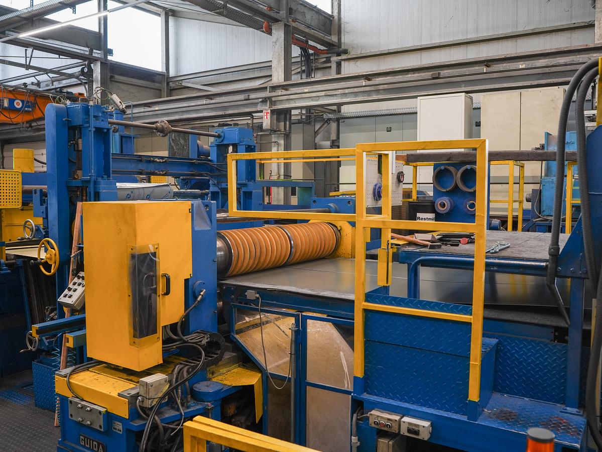 Used 65” x .098” Stainless Steel Slitting Line