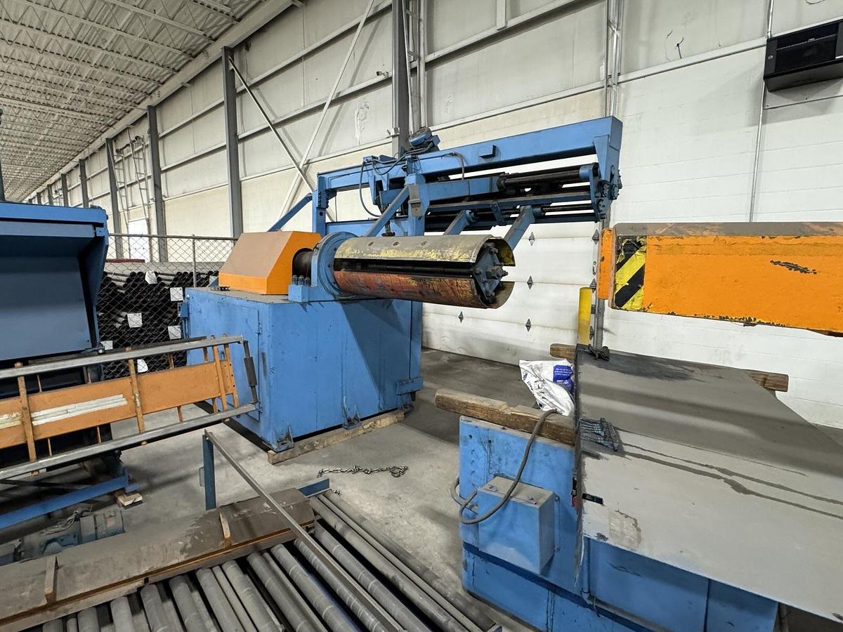 Used 48” x .070" x 30,000# Herr-Voss Cut-To-Length Line