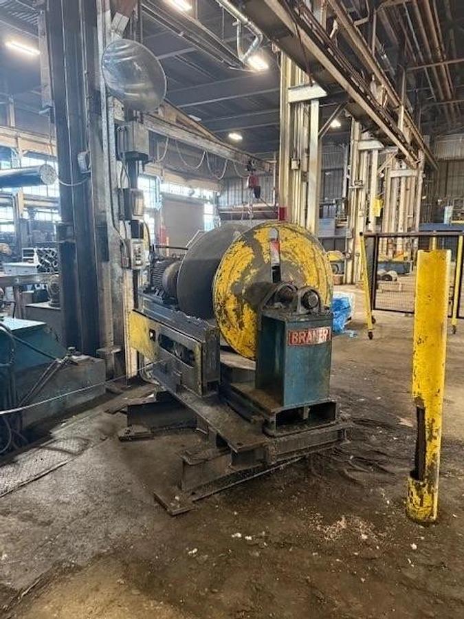 Used 72" x .187" x 50,000Lb Braner Loop Slitting Line