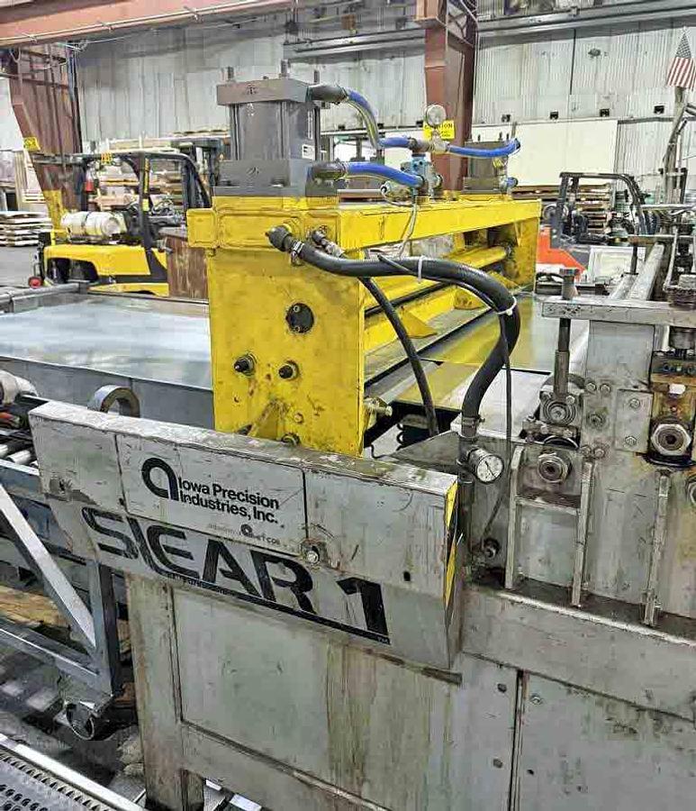 Used 60" x 0.060" x 20,000# Iowa Precision Slear Line