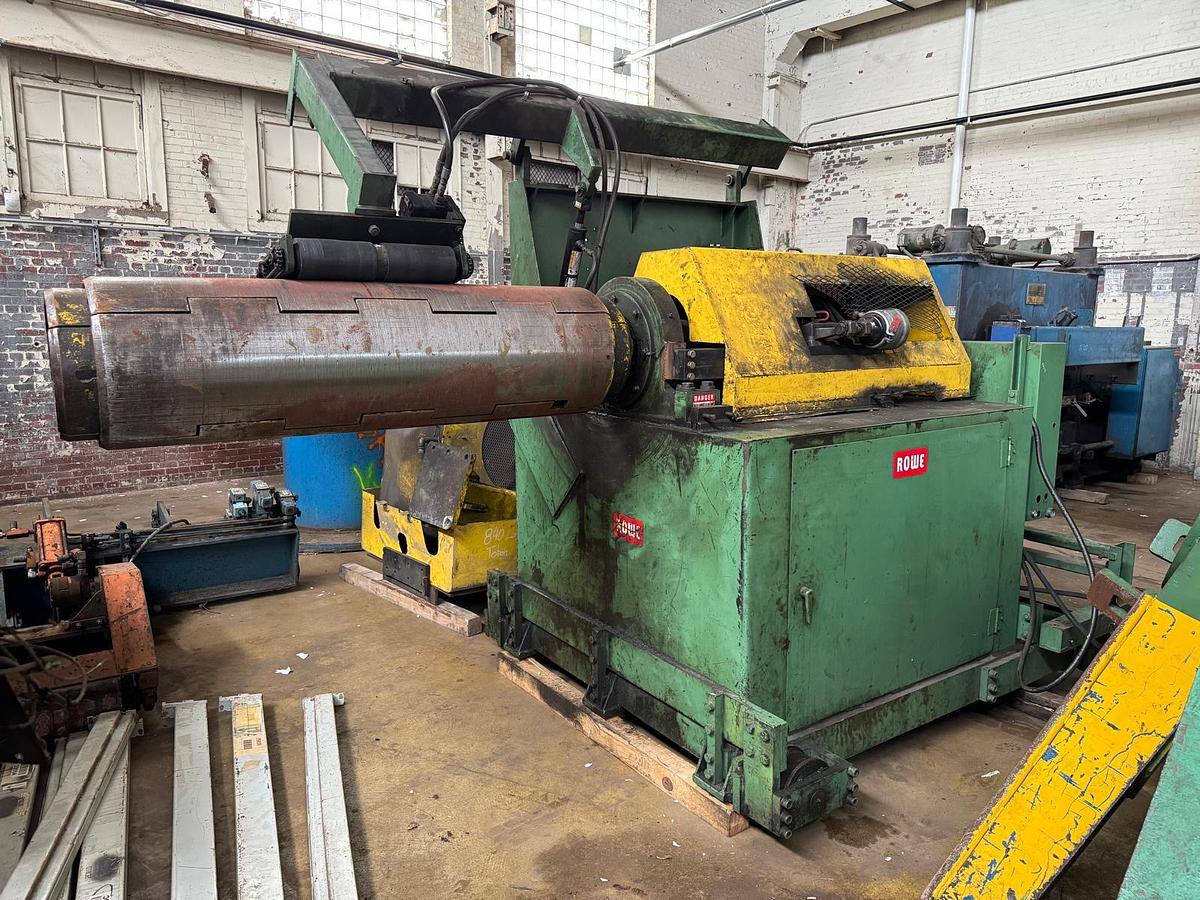 Used 60" x 40,000 Rowe Uncoiler