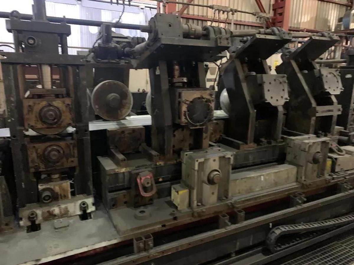 Used 100 mm x 100mm VAI / SEUTHE Direct Forming Tube Welding Line