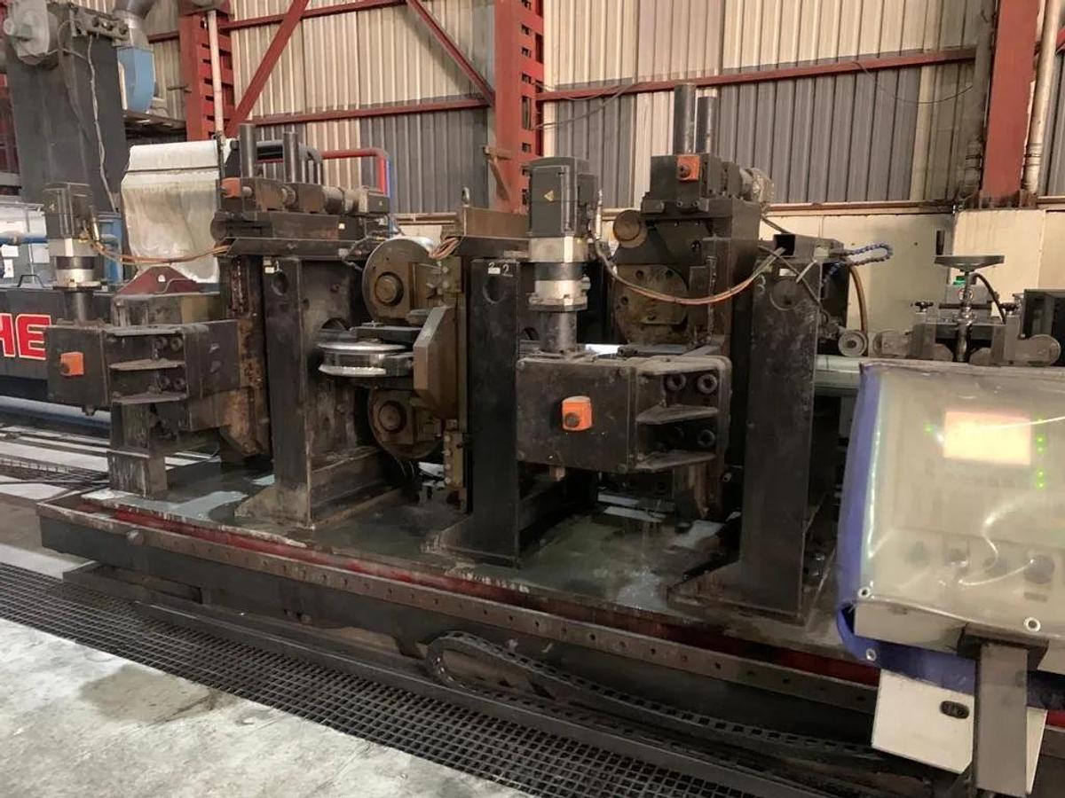 Used 100 mm x 100mm VAI / SEUTHE Direct Forming Tube Welding Line