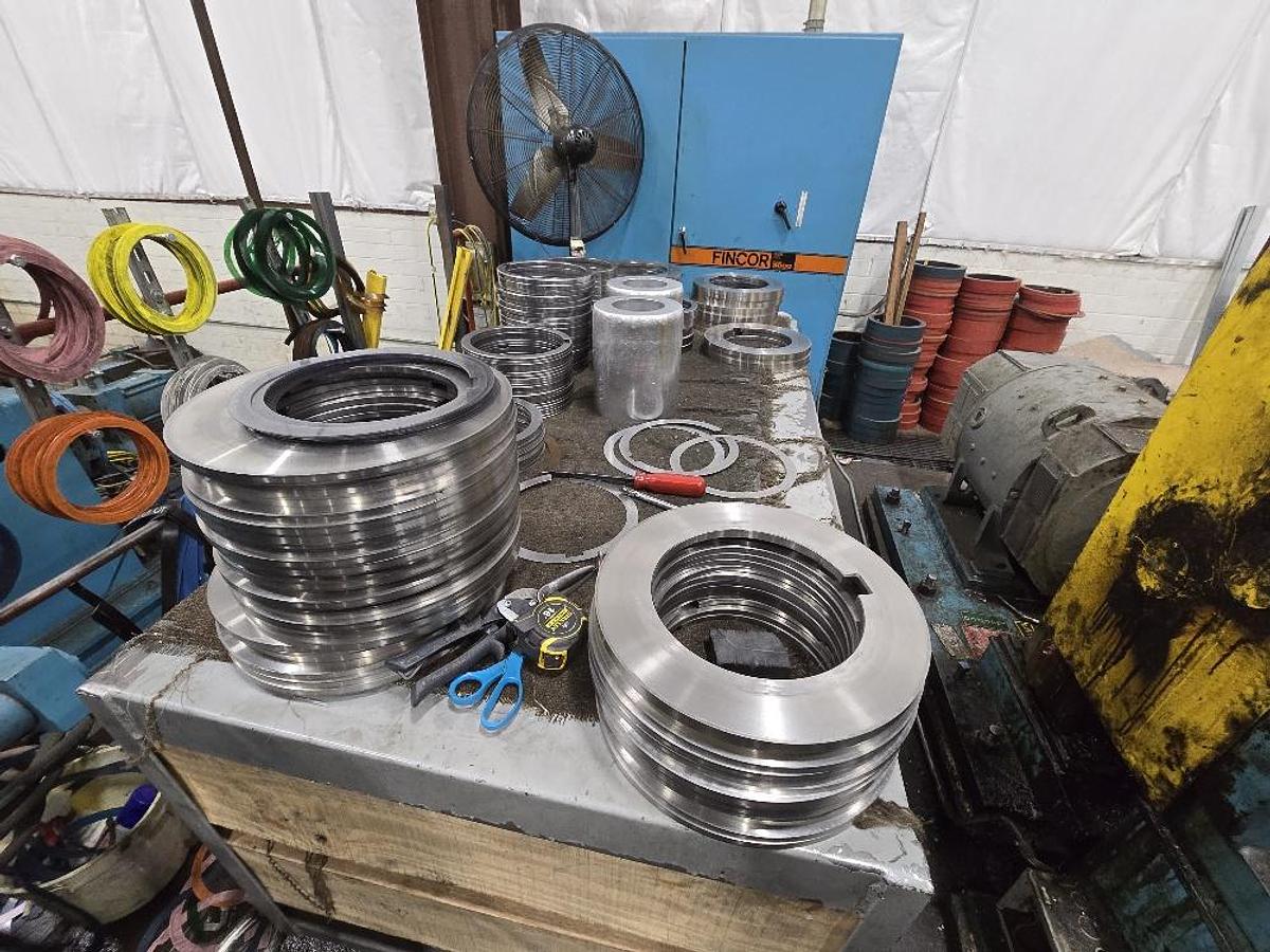 Used 72” X 50,000 Lb Loopco Slitting Line