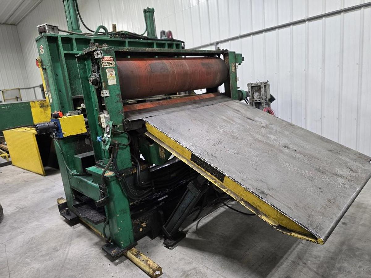 Used 60” x 0.250” x 50,000 lb Pro-Eco Slitting Line