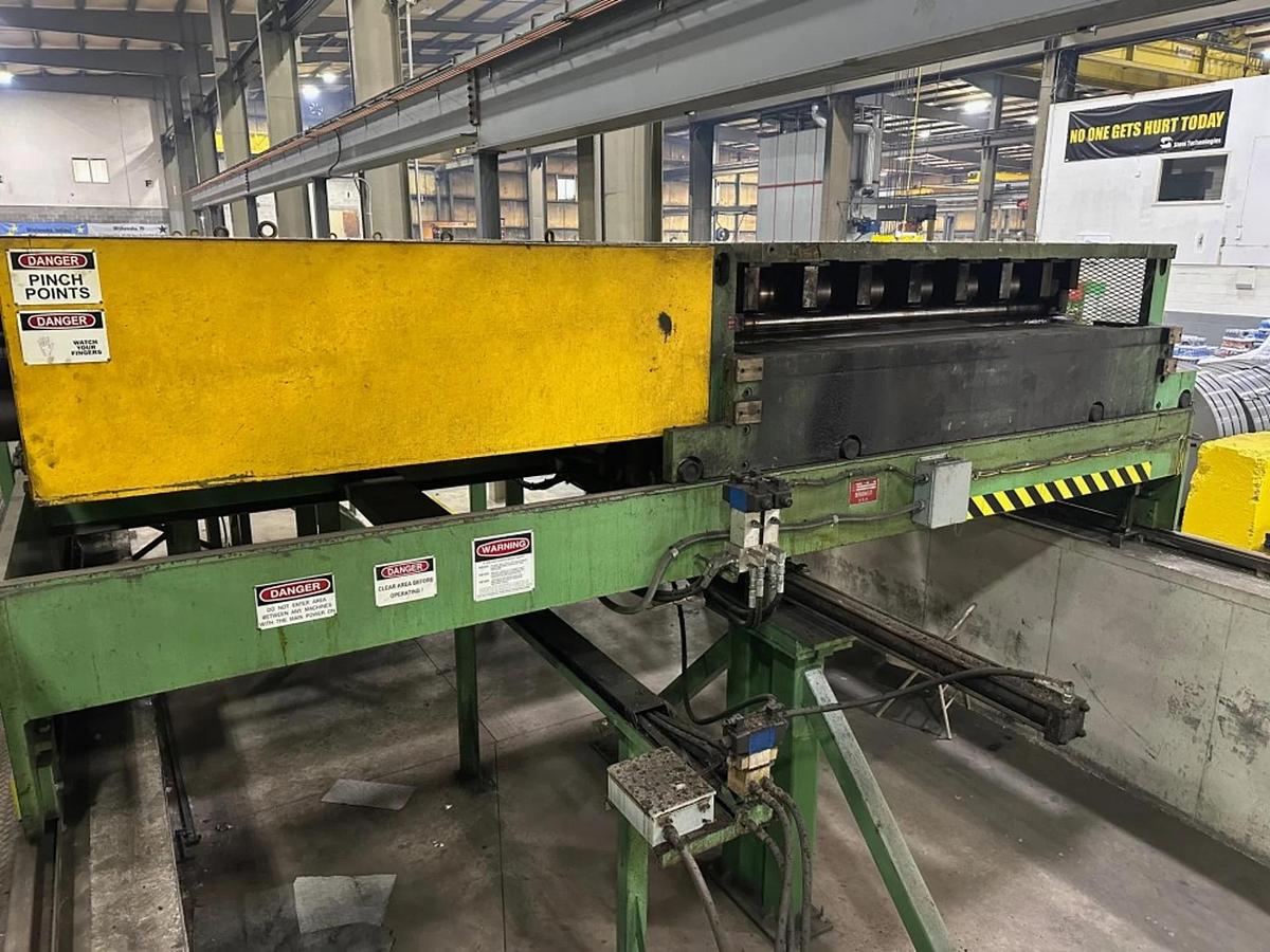 Used 72" X .040- 375" Braner Cassette Leveler