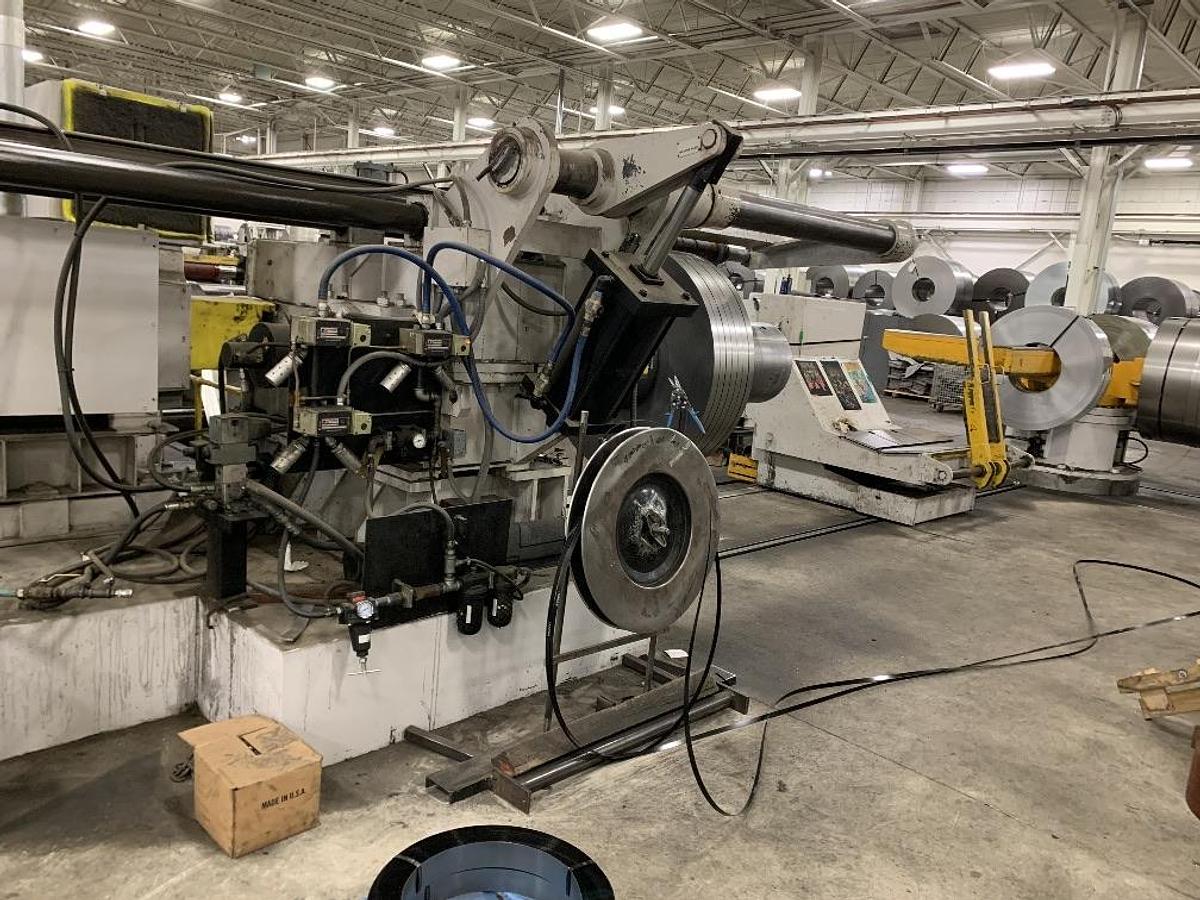 Used 54" x .015 - .125 x 30,000 Lbs. Pro-Eco/Loopco Slitting Line
