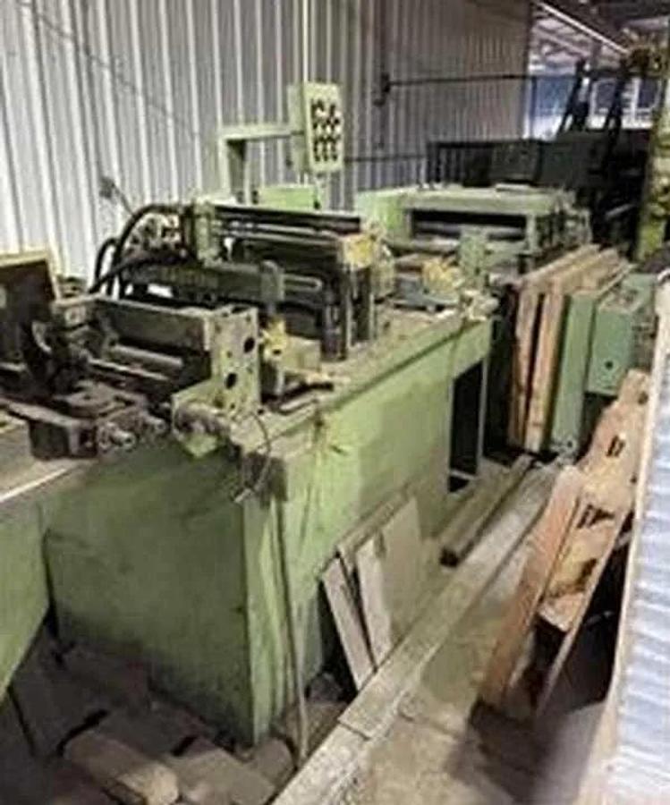 Used 12 Stand x 30” x 3” Bradbury Zee Purlin Rollforming Line
