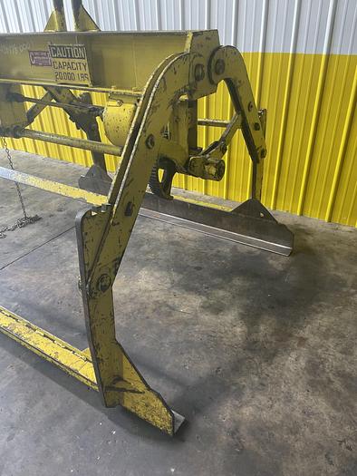 Used 20,000 LB X 84" X 32" TO 62" WIDE CF CULLEN FRIESTEDT ADJUSTABLE PARALLELOGRAM SHEET LIFTER