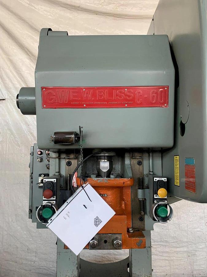 Used 60 Ton E-W BLISS C-60 OBI Press