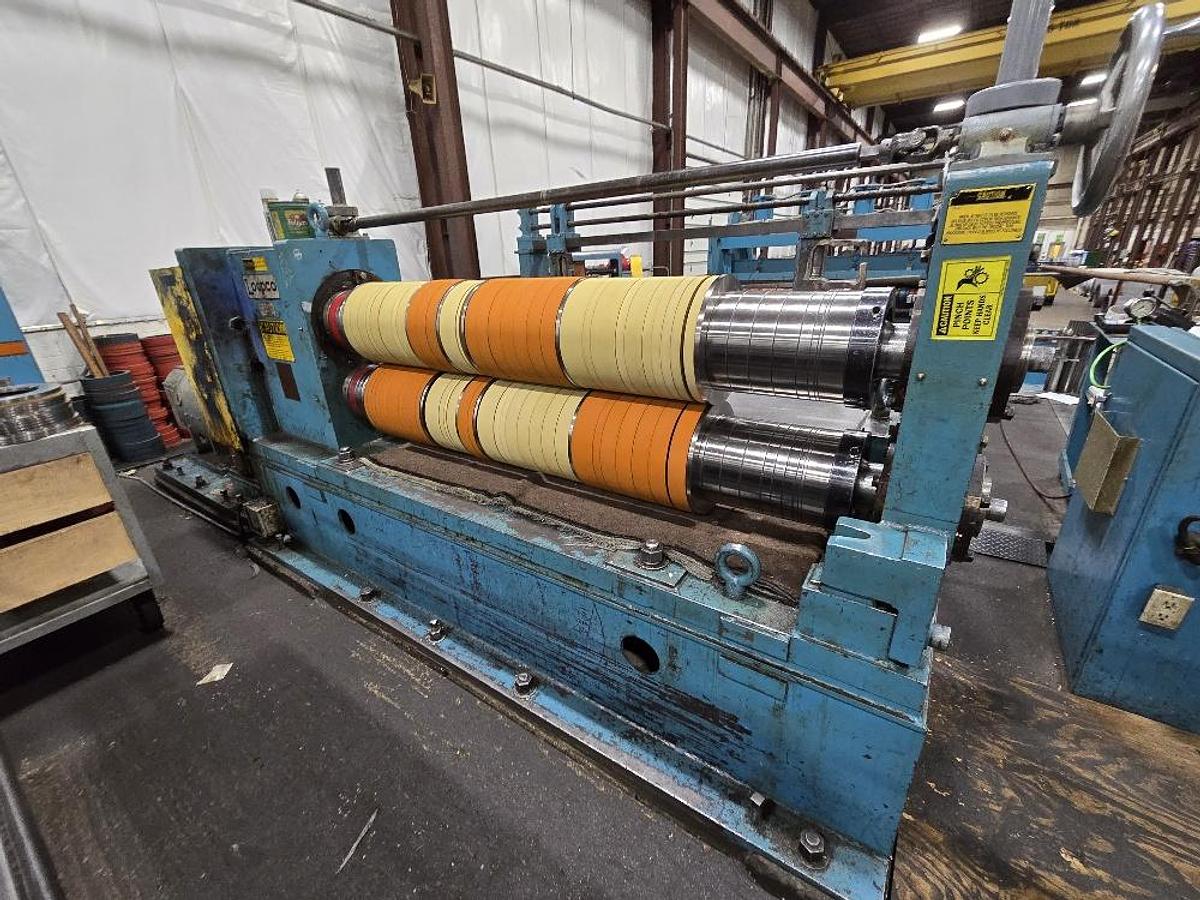 Used 72” X 50,000 Lb Loopco Slitting Line