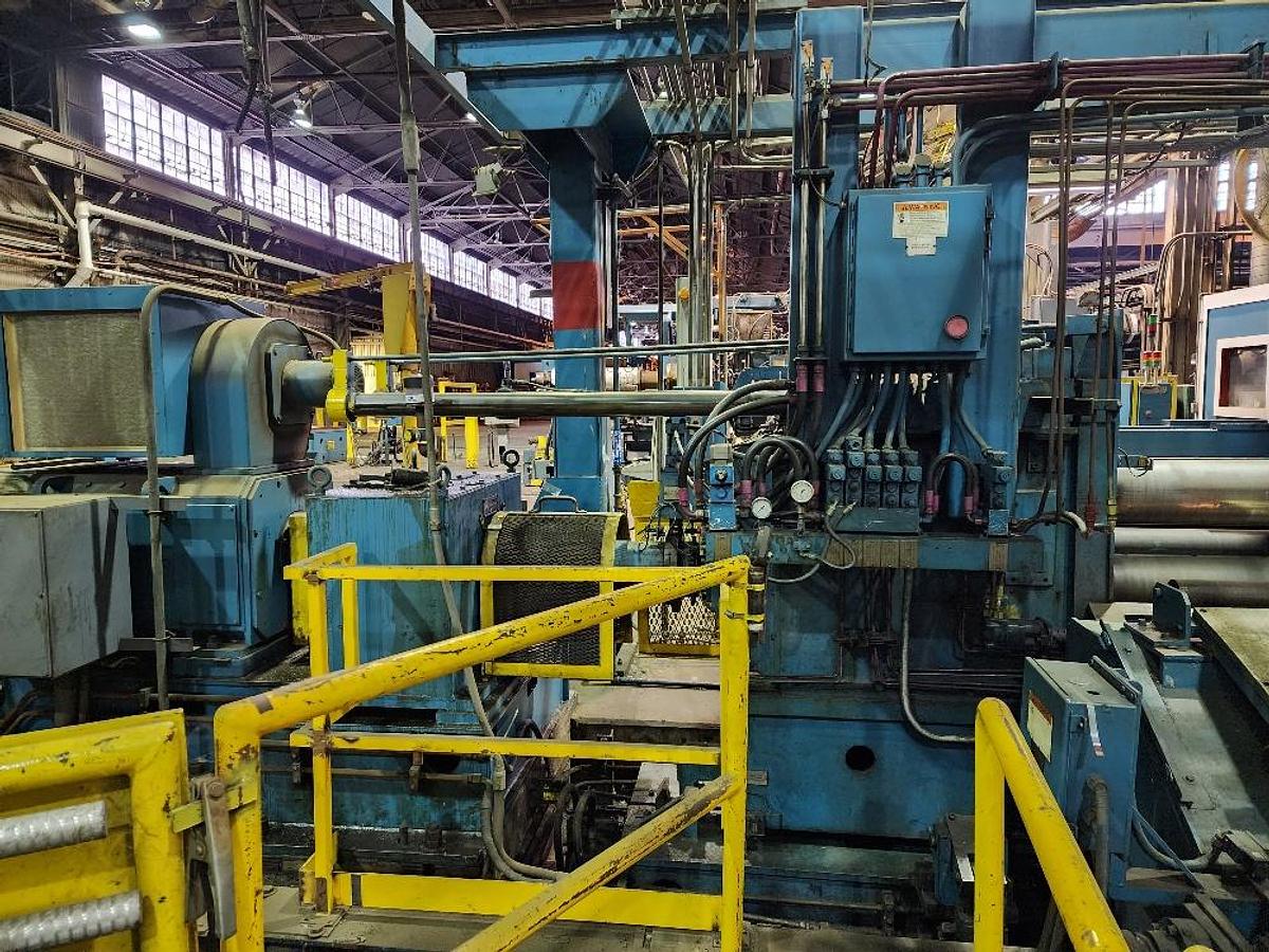 Used 52” x .100” x 35,000 Lb. Stamco Double-Loop Slitting Line