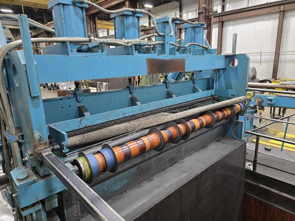 Used 72” X 50,000 Lb Loopco Slitting Line