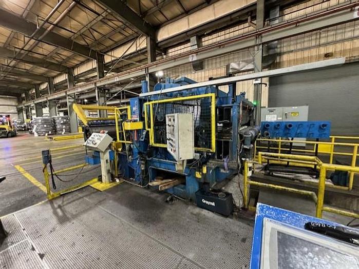 Used 60" x .250" x 50,000lbs Pro Eco Slitting Line