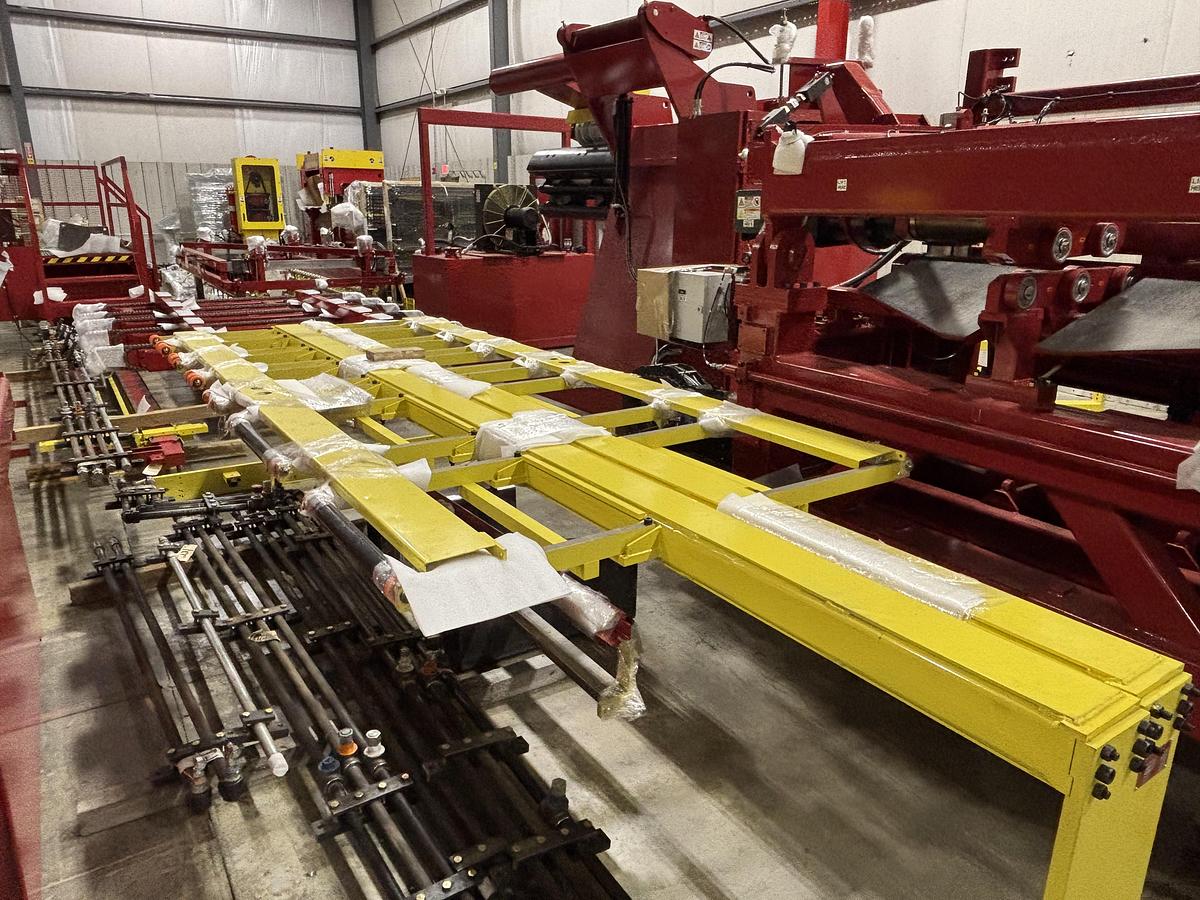 Used 63” X 0.079” Red Bud Cut-to-Length Line