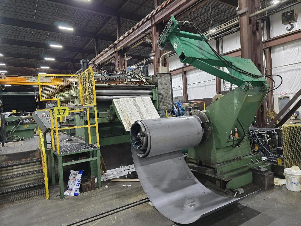 Used 60” X 50,000 Lb Loopco Slitting Line