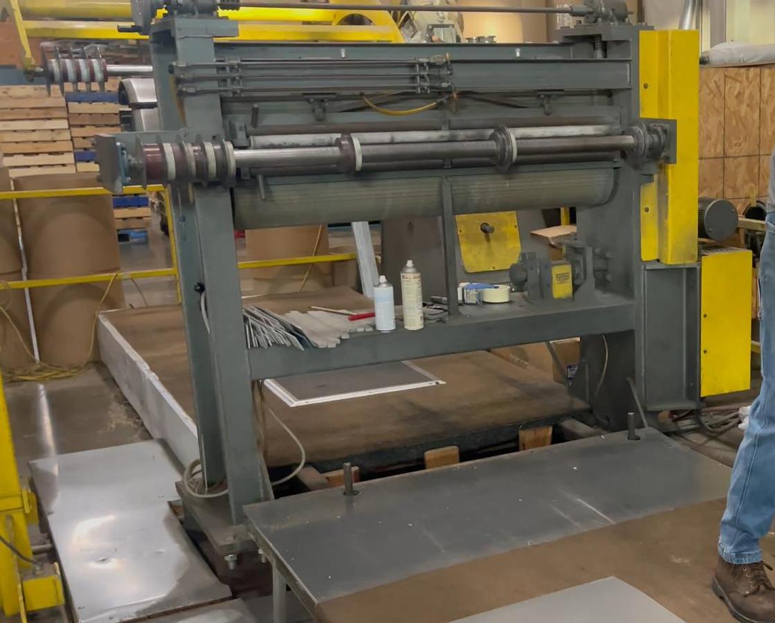 Used 48” x .012” - .048" x 20,000 Lbs. Strilich Slitting / Cut-To-Length Line