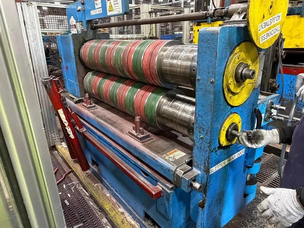 Used 54” x 0.187” x 40,000# Loopco Slitting Line