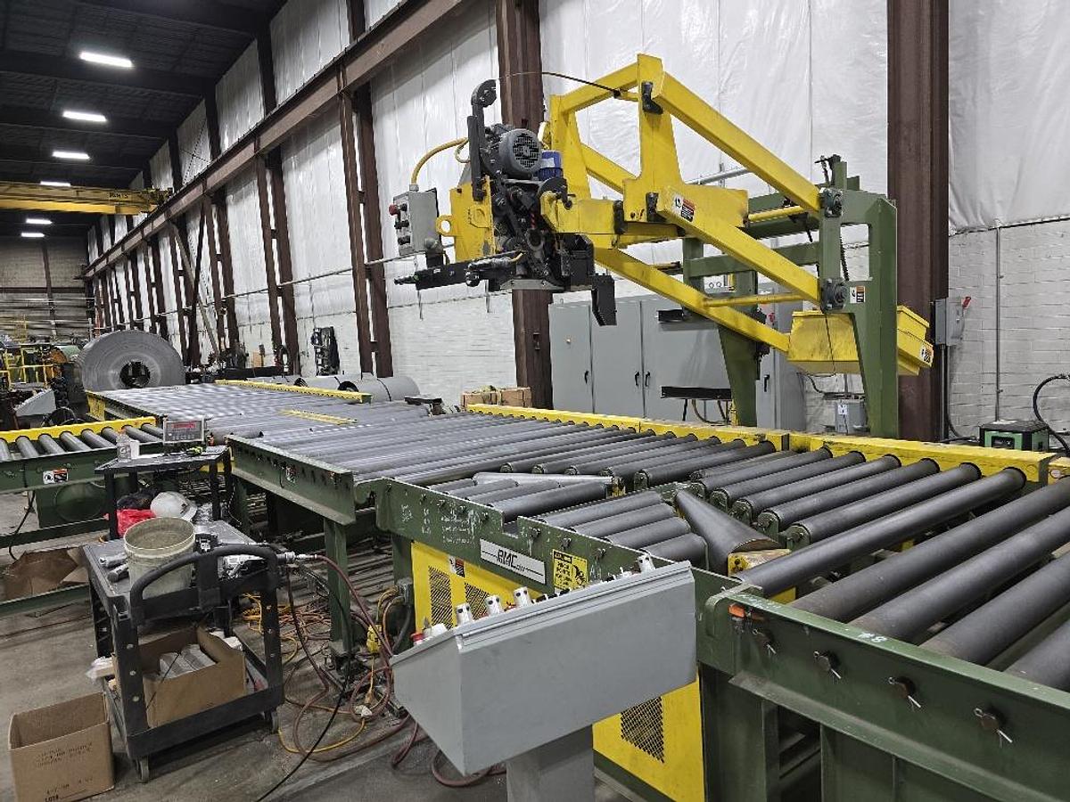 Used 72" x 12,000 Lb. Pomacon Banding Line