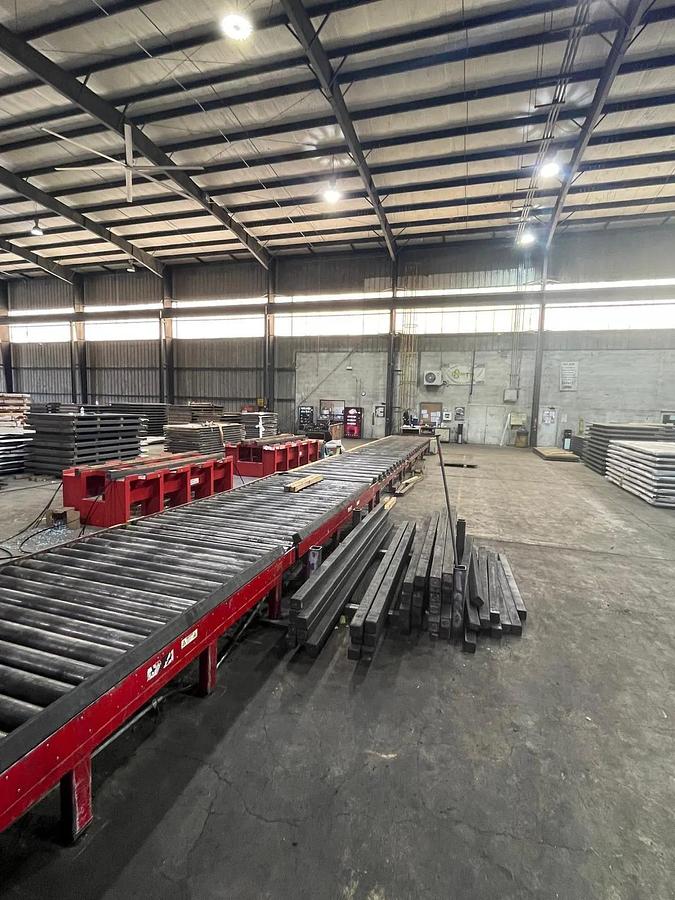 Used 75" x .312" x 80,000# Red Bud Stretcher Leveler Cut to Length Line
